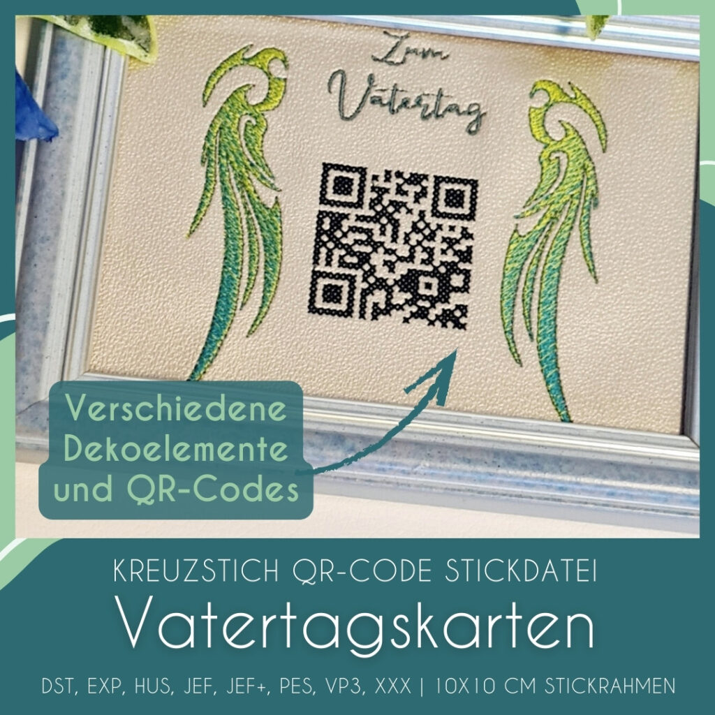 QR-Code Vatertagskarte | Jessica Lange Design